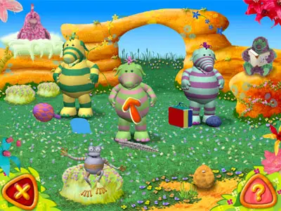 Screenshot of the fimbles fimbling
