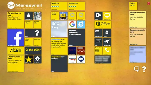 Screenshot 2 of staff engagement touchscreens