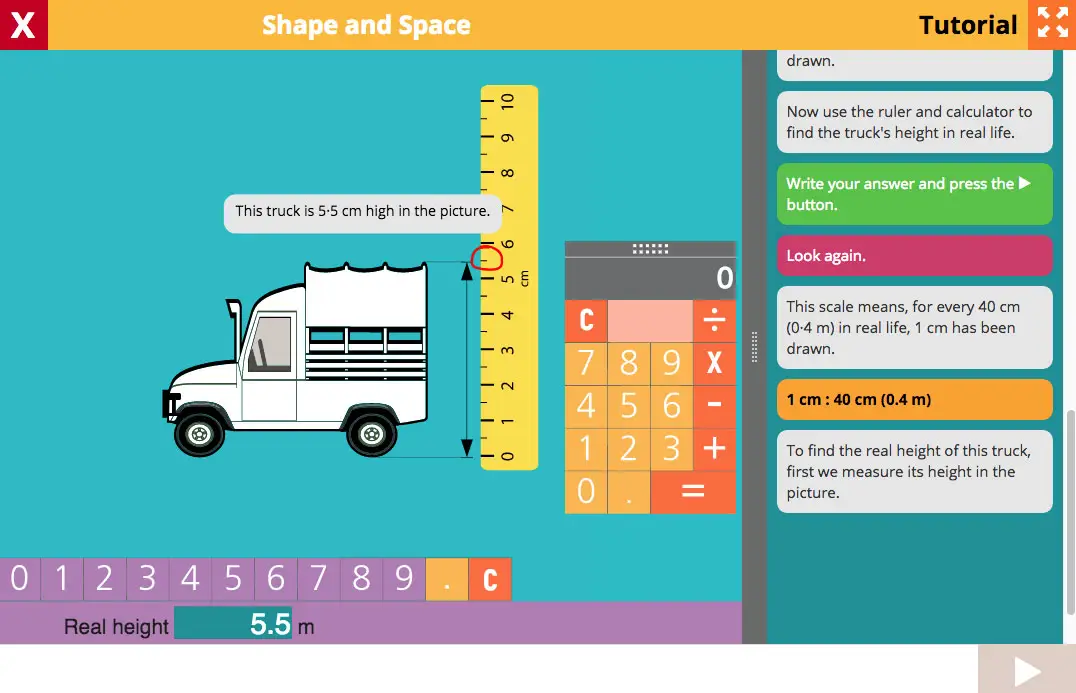 Screenshot 2 of maths tutoring website