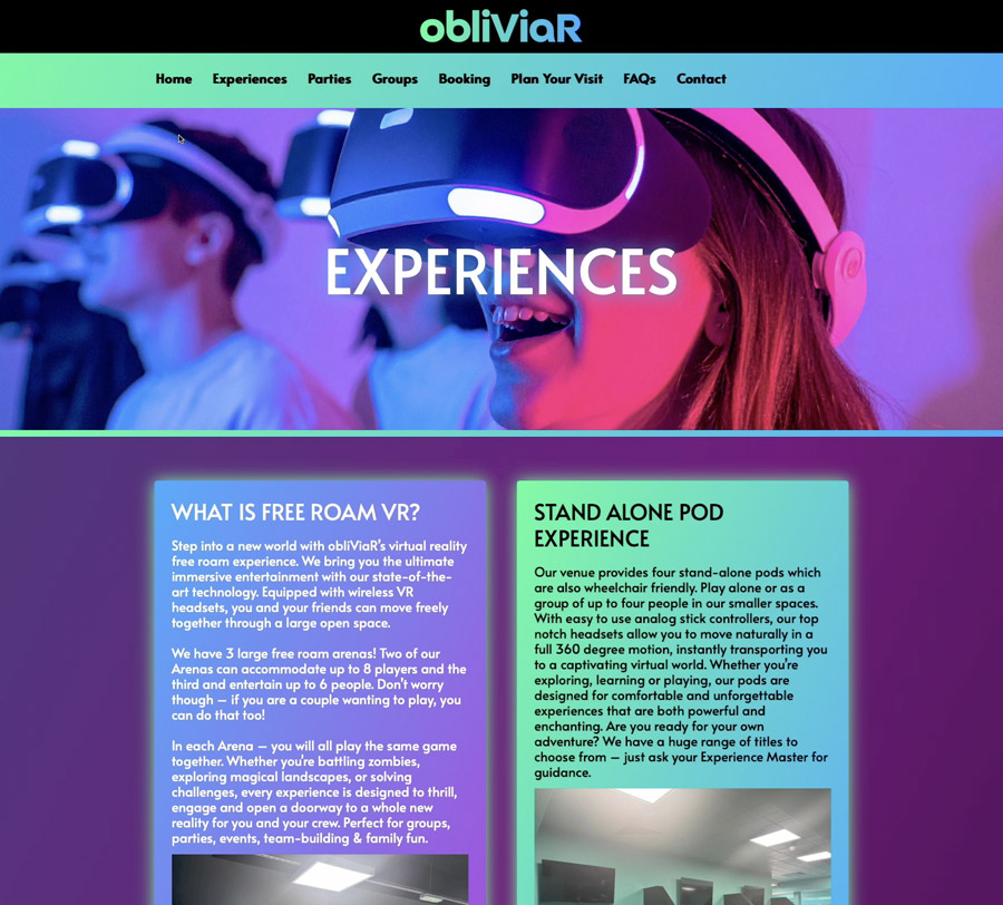 Screenshot from obliViaR